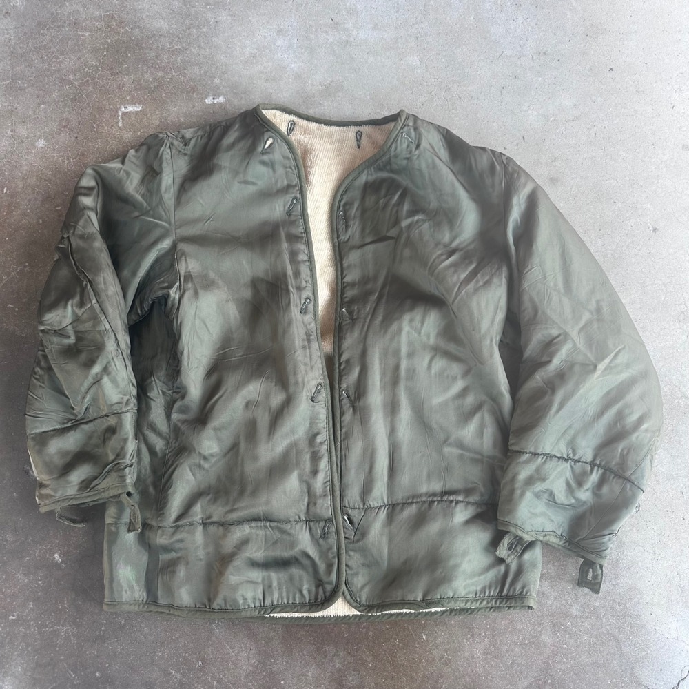 Southern Athletic M-1951 Field Jacket Liner Mens Small Green Good Vintage Wool